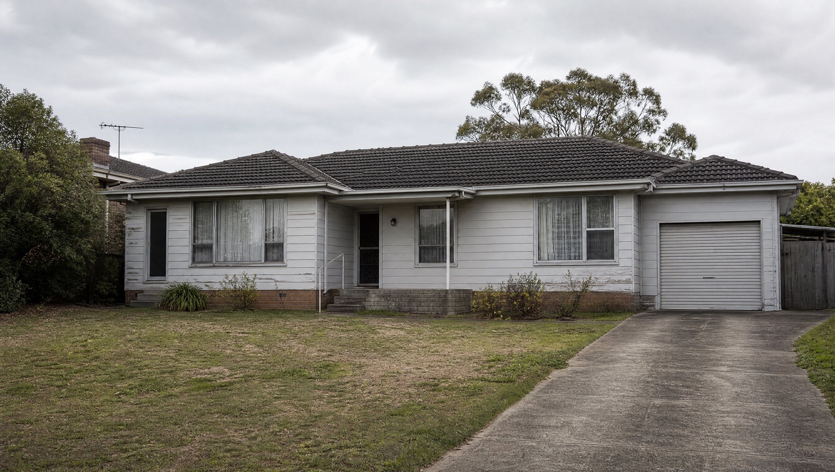 Older Australian suburban property with tired exterior